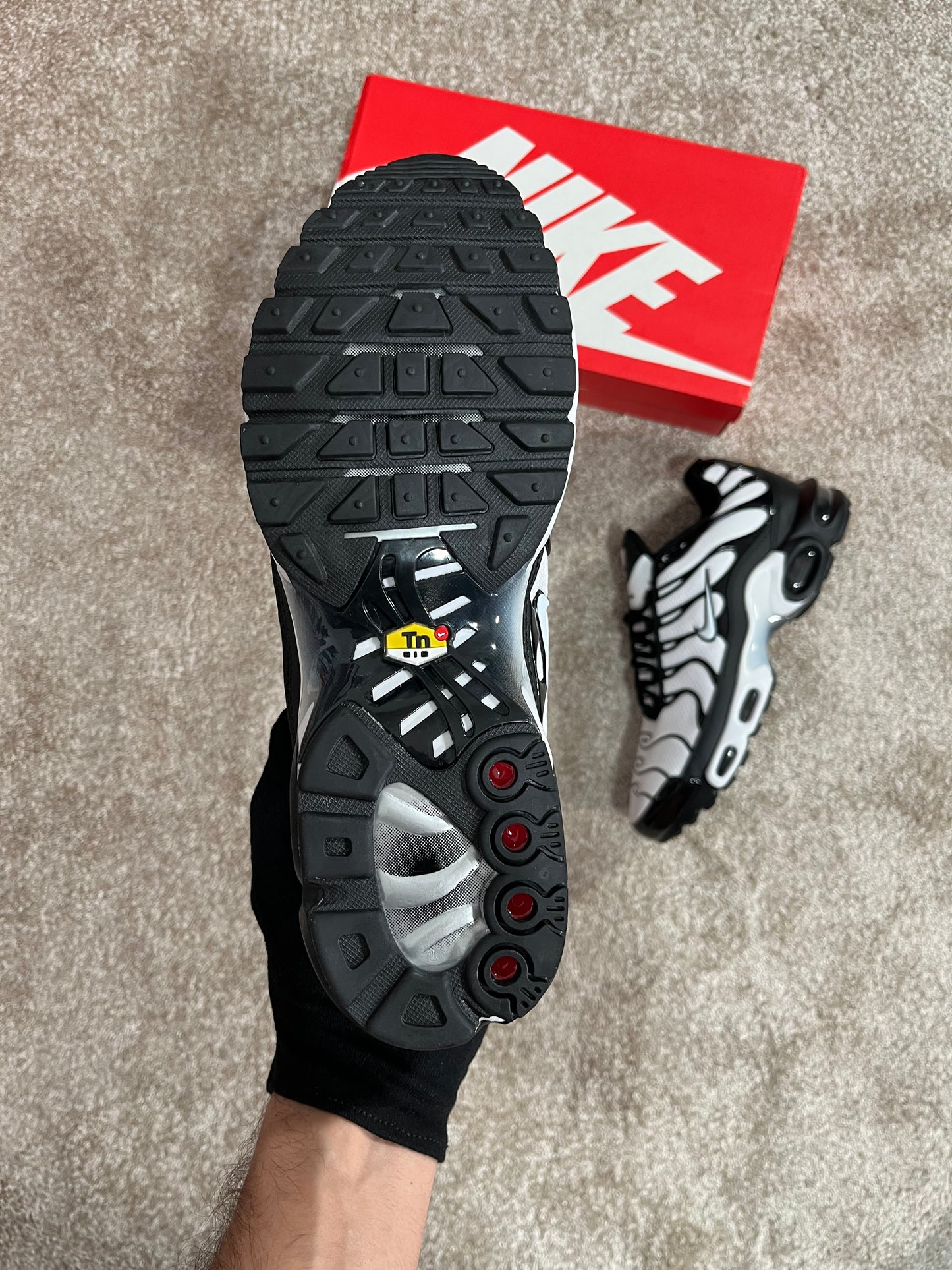 Nike Air Max Plus TN BLACK AND WHITE